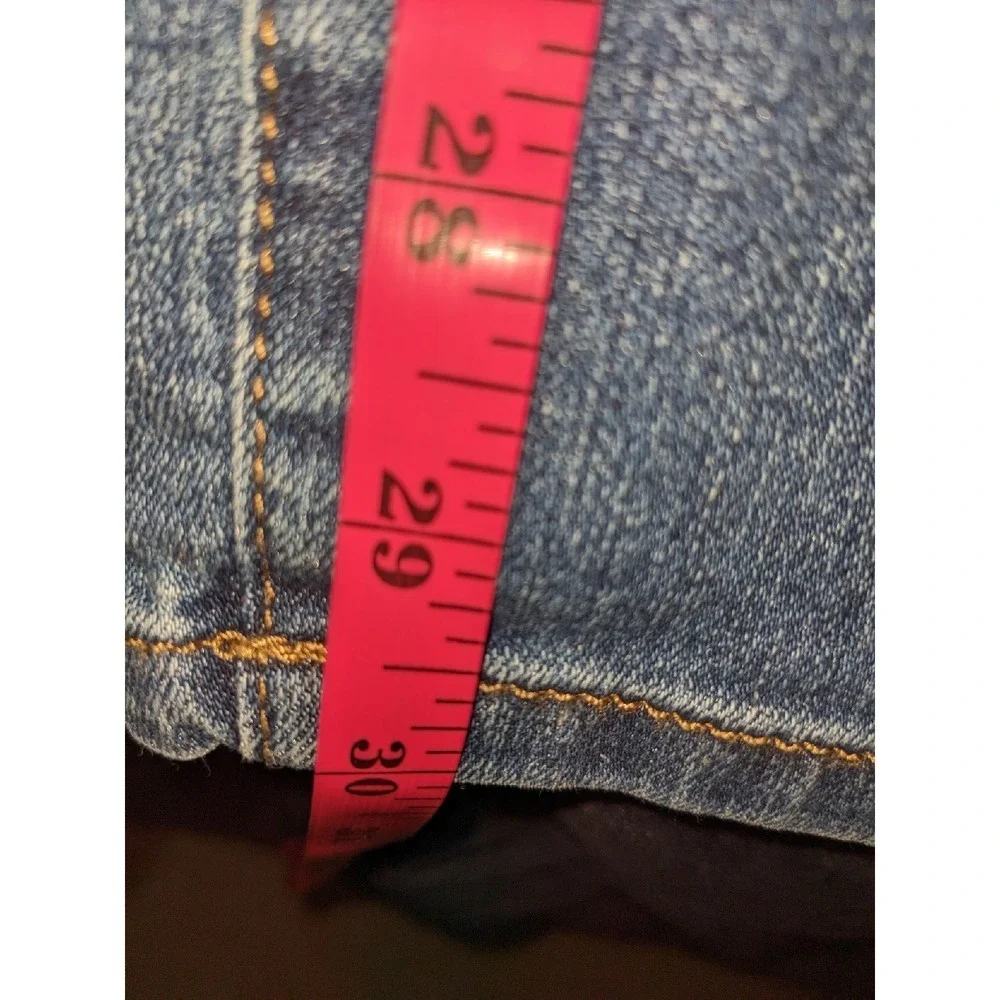 Style & Co Slim‎ Leg Jeans Mid Rise Slimming Pocket Denim Size 16 NWT